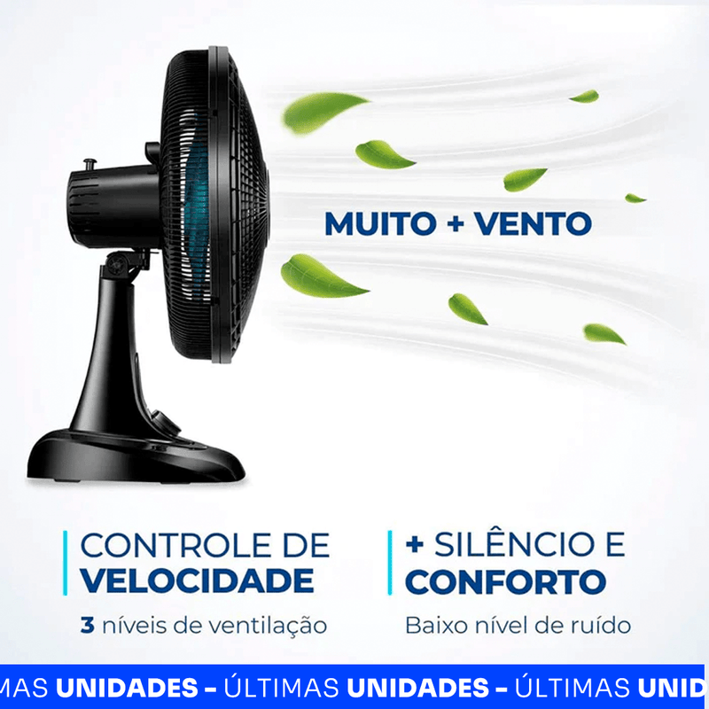 Ventilador Turbo Silencioso Моndіаl - Compre 1 Leve 2