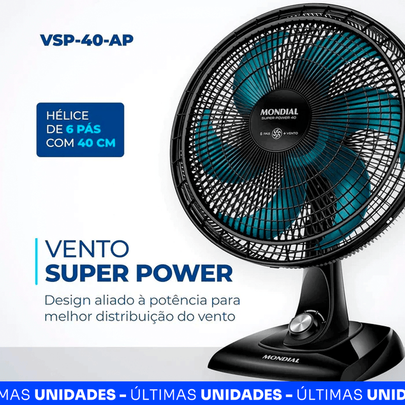 Ventilador Turbo Silencioso Моndіаl - Compre 1 Leve 2